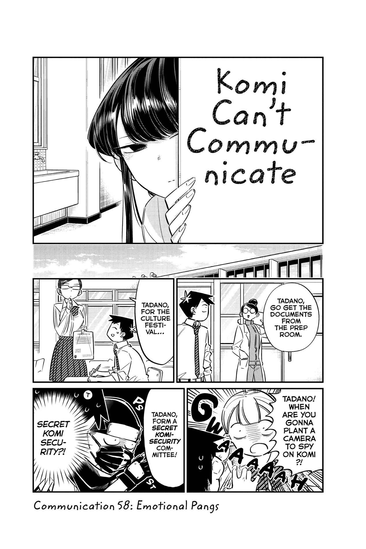 Komi Can’t Communicate, Chapter 58 image 03